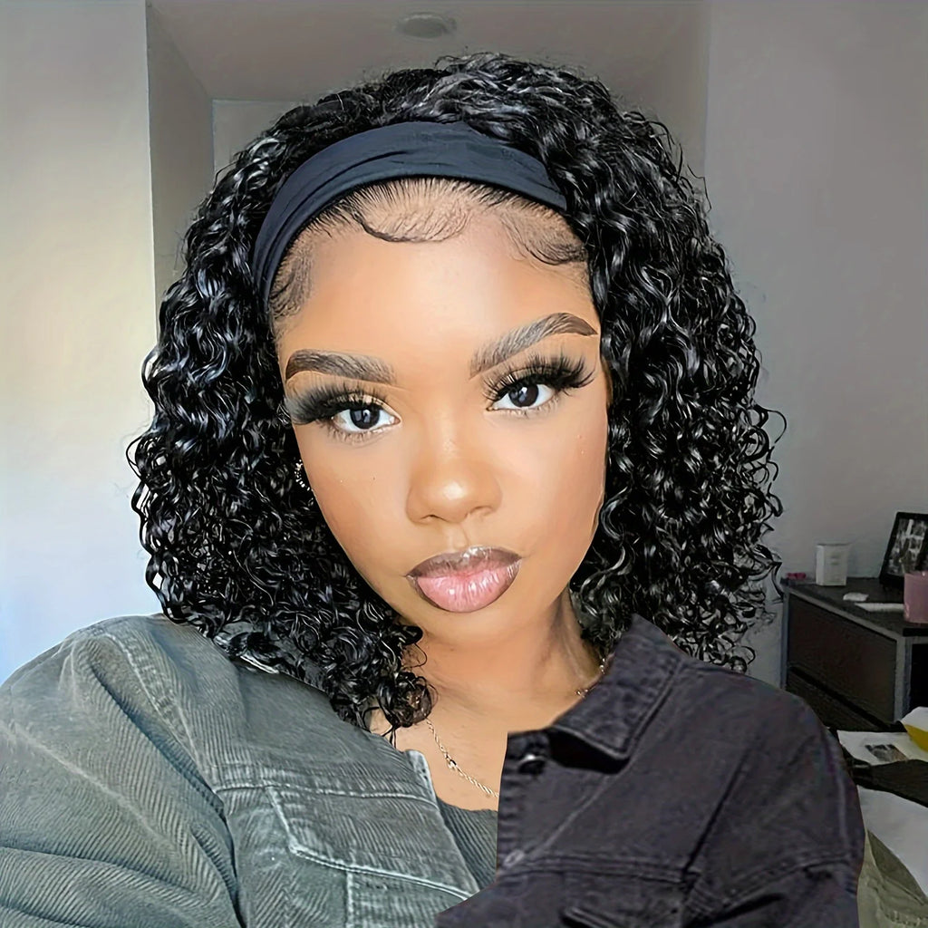 Deep Wave Headband Wig