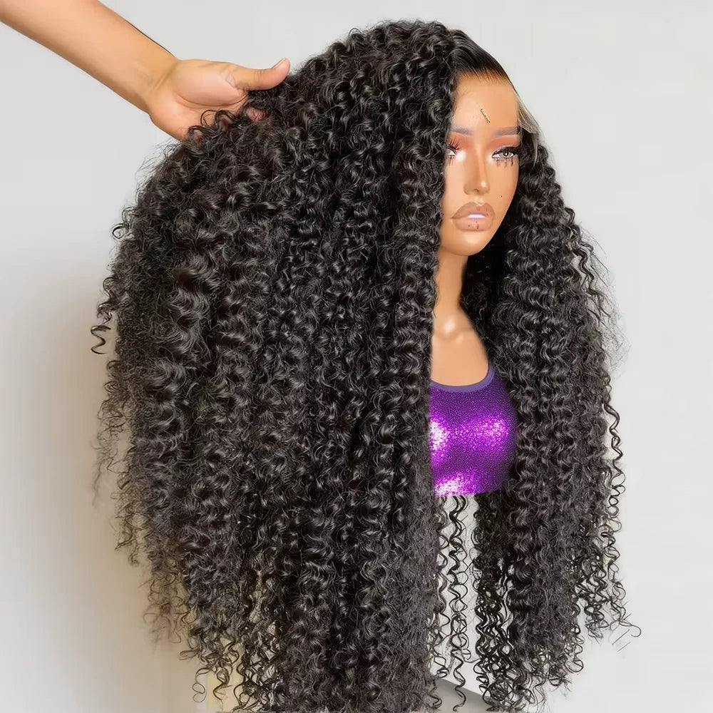 13x6 Water Wave Curly Human Hair Wig