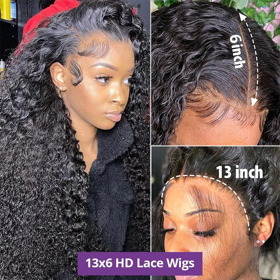13x4 Curly Human Hair Wigs