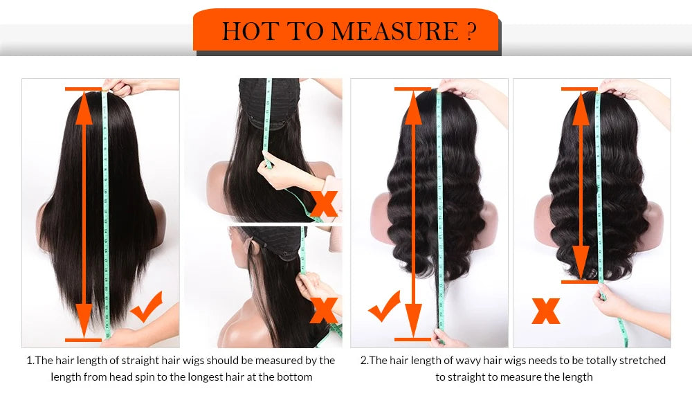 Glueless 13×6 HD Lace Frontal Wigs