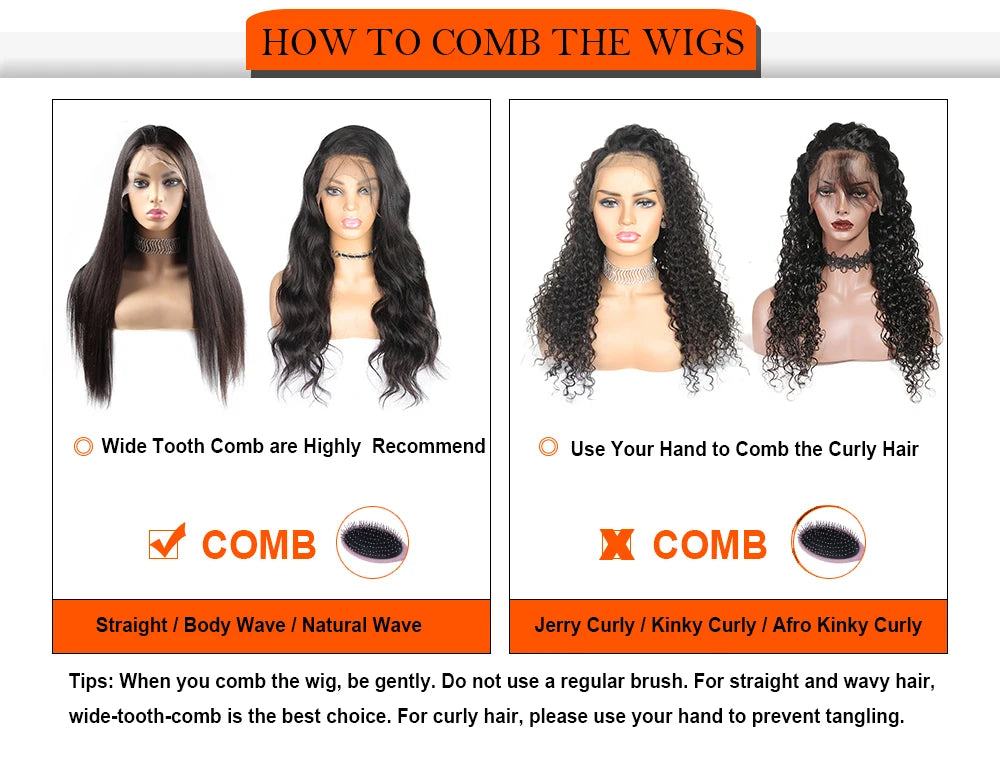 Glueless 13×6 HD Lace Frontal Wigs