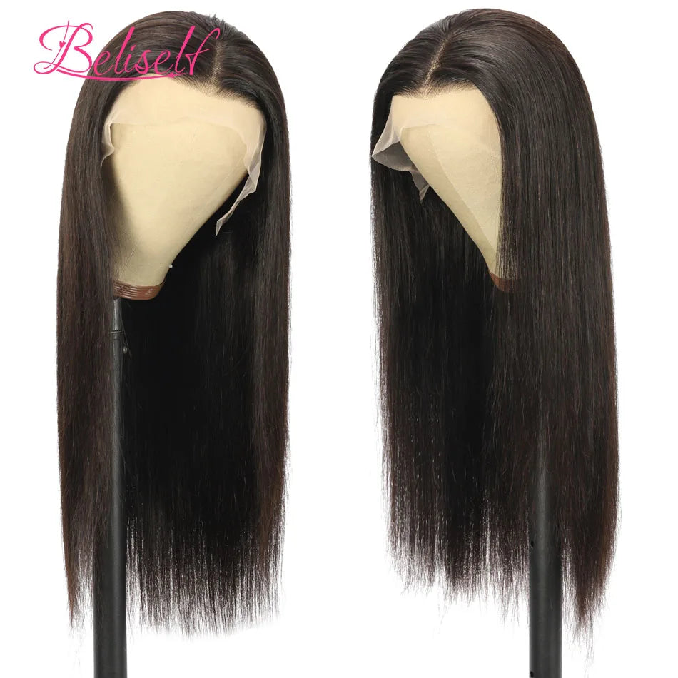Lace Front Bone Straight Frontal Wig
