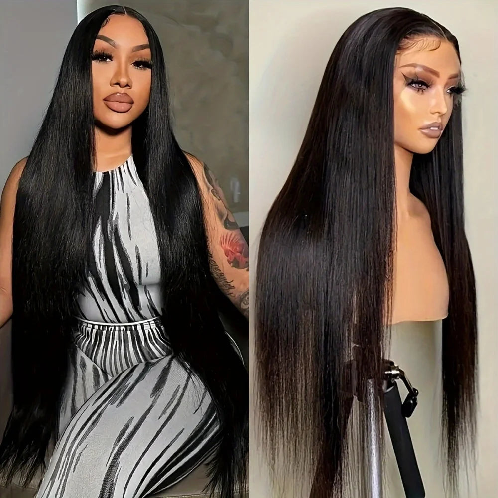 Bone Straight Glueless Human Hair Wig