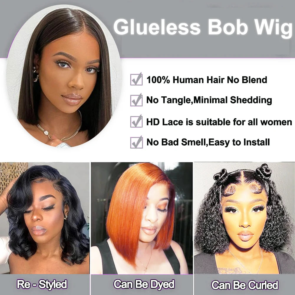 Bone Straight Bob Wig