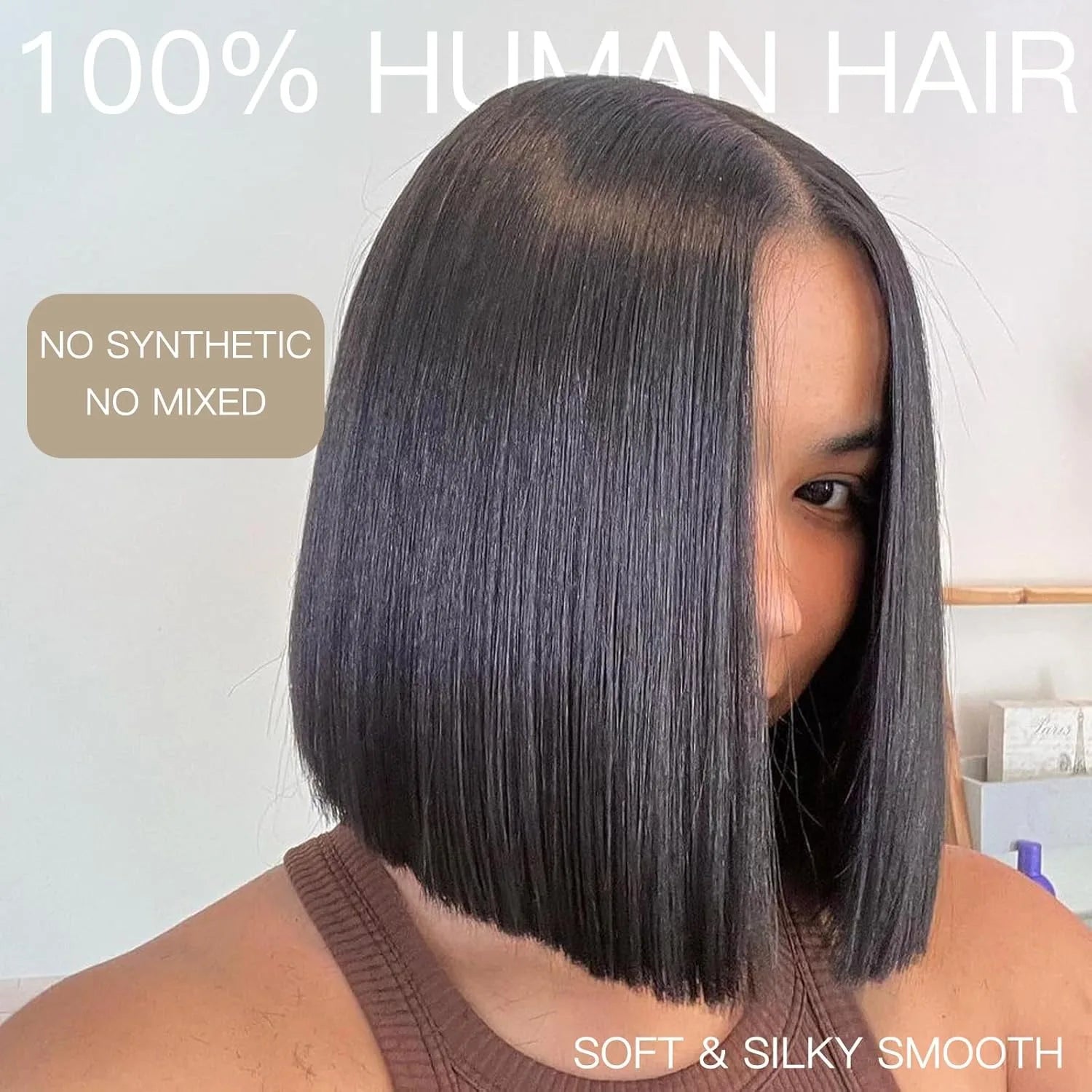 Bone Straight Bob Wig