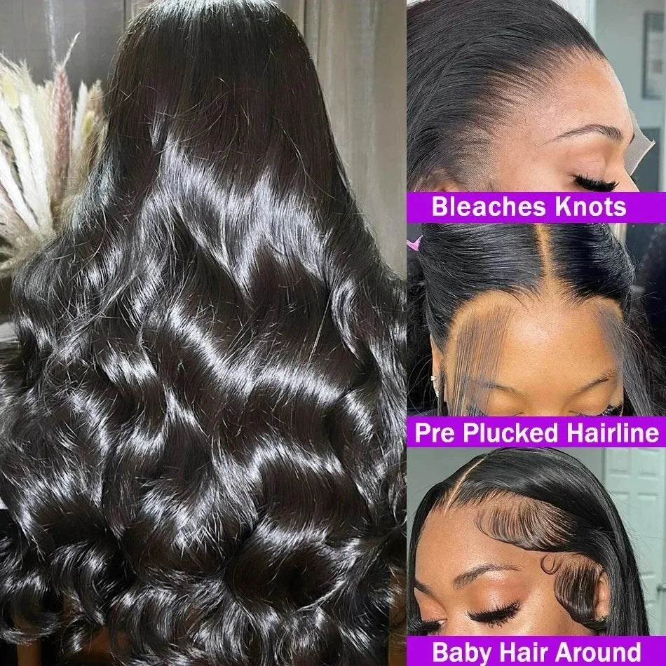 13x6 Hd Lace Front Body Wave Human Hair Wigs