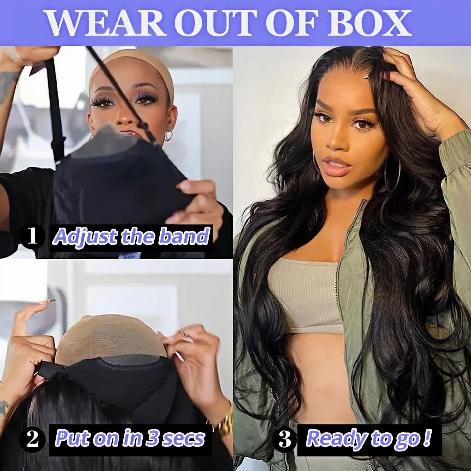 Body wave Wigs Glueless Wig Human Hair