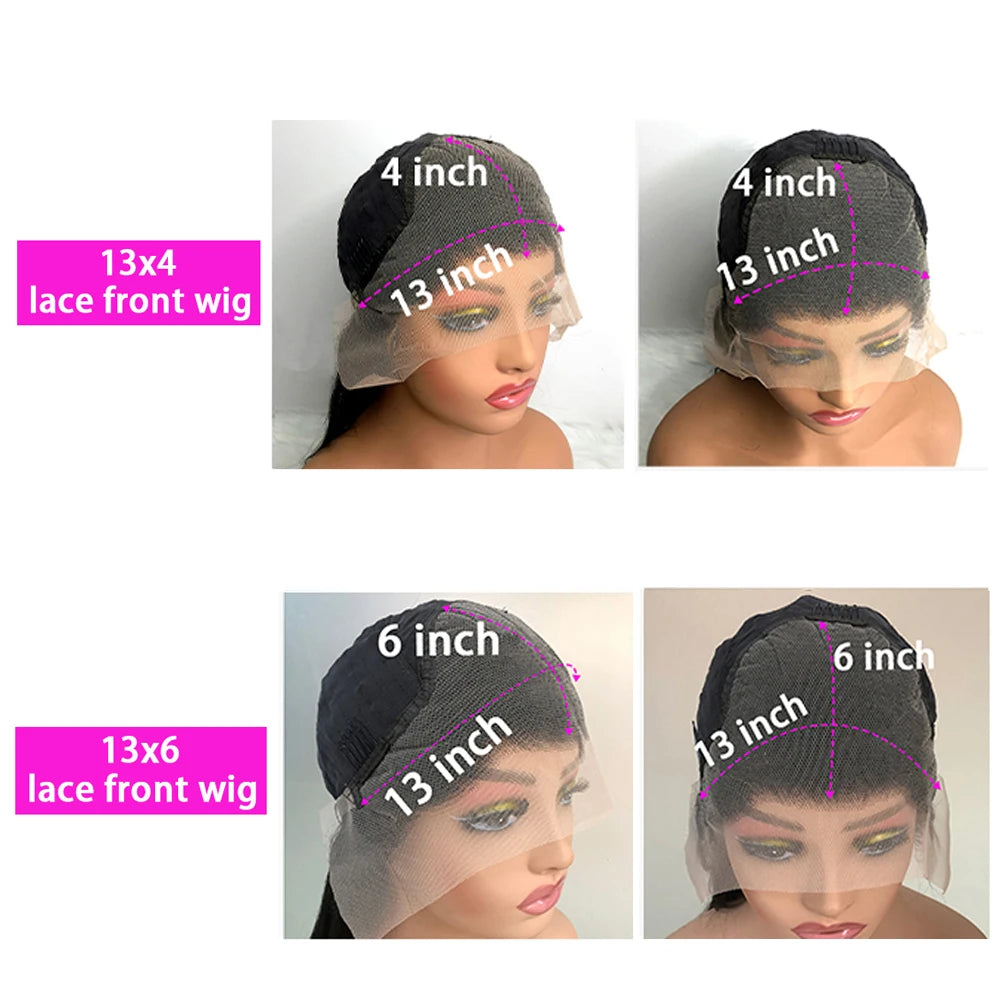 Deep Wave Frontal Wig 13x6 Hd Lace