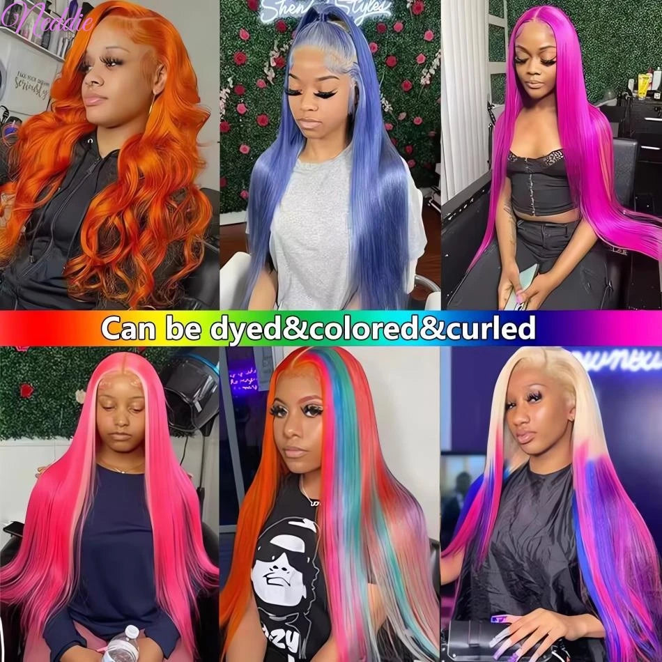 13X6 Straight HD BlondeLace Frontal Wig