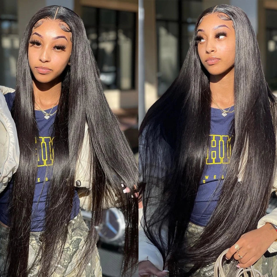 13x4 Bone Straight Lace Front Wig