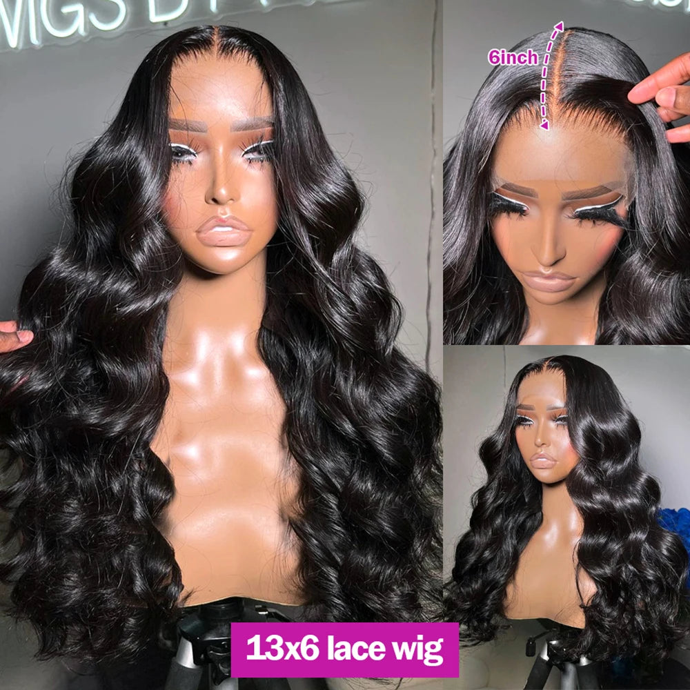 30 40 Inch 13X6 Body Wave Human Hair Wigs