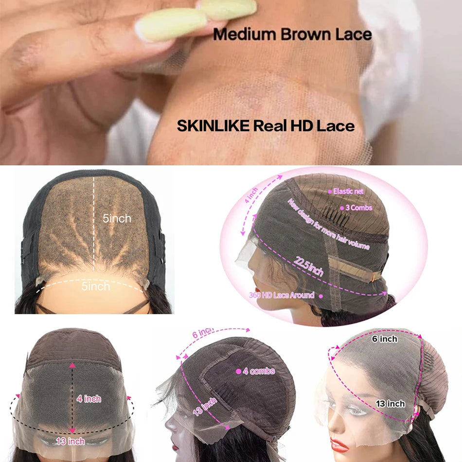 Lace Front Bone Straight Frontal Wig