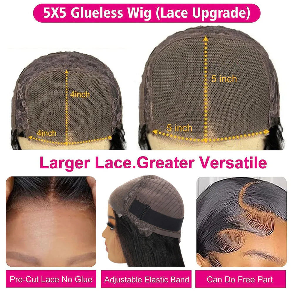 Lace Front Bone Straight Frontal Wig