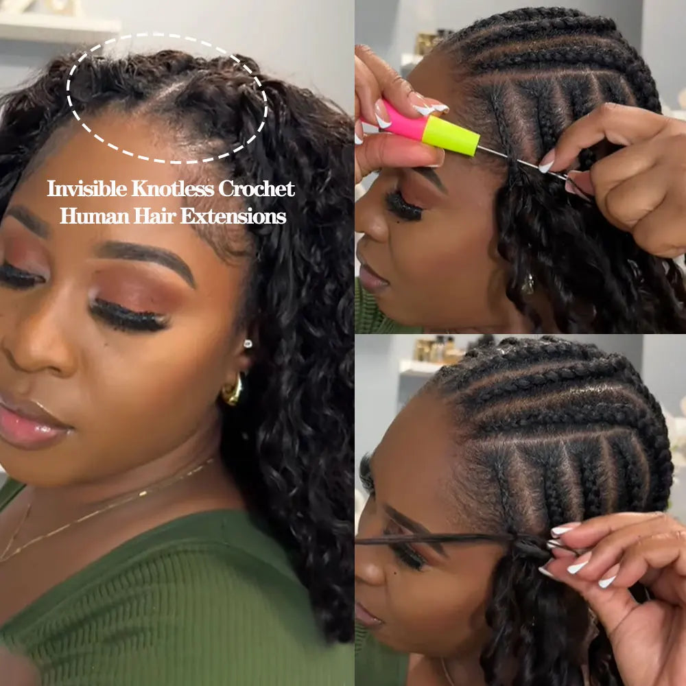 Afro Kinky Burmese Curly Crochet Human Hair