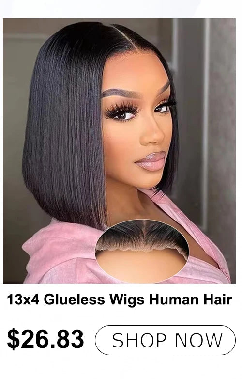 13x4 Straight Bob Wig Human Hair