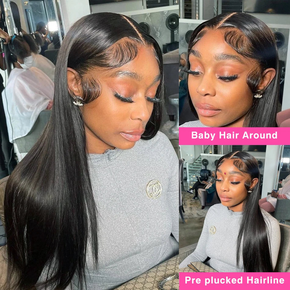 13x4 Bone Straight Lace Front Wig