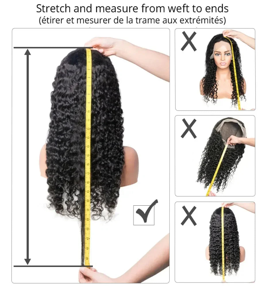 Bone Straight Glueless Human Hair Wig