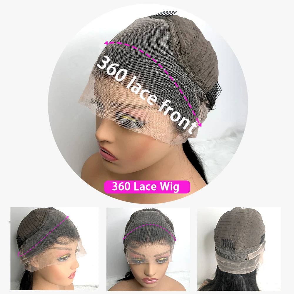 Deep Wave Frontal Wig 13x6 Hd Lace