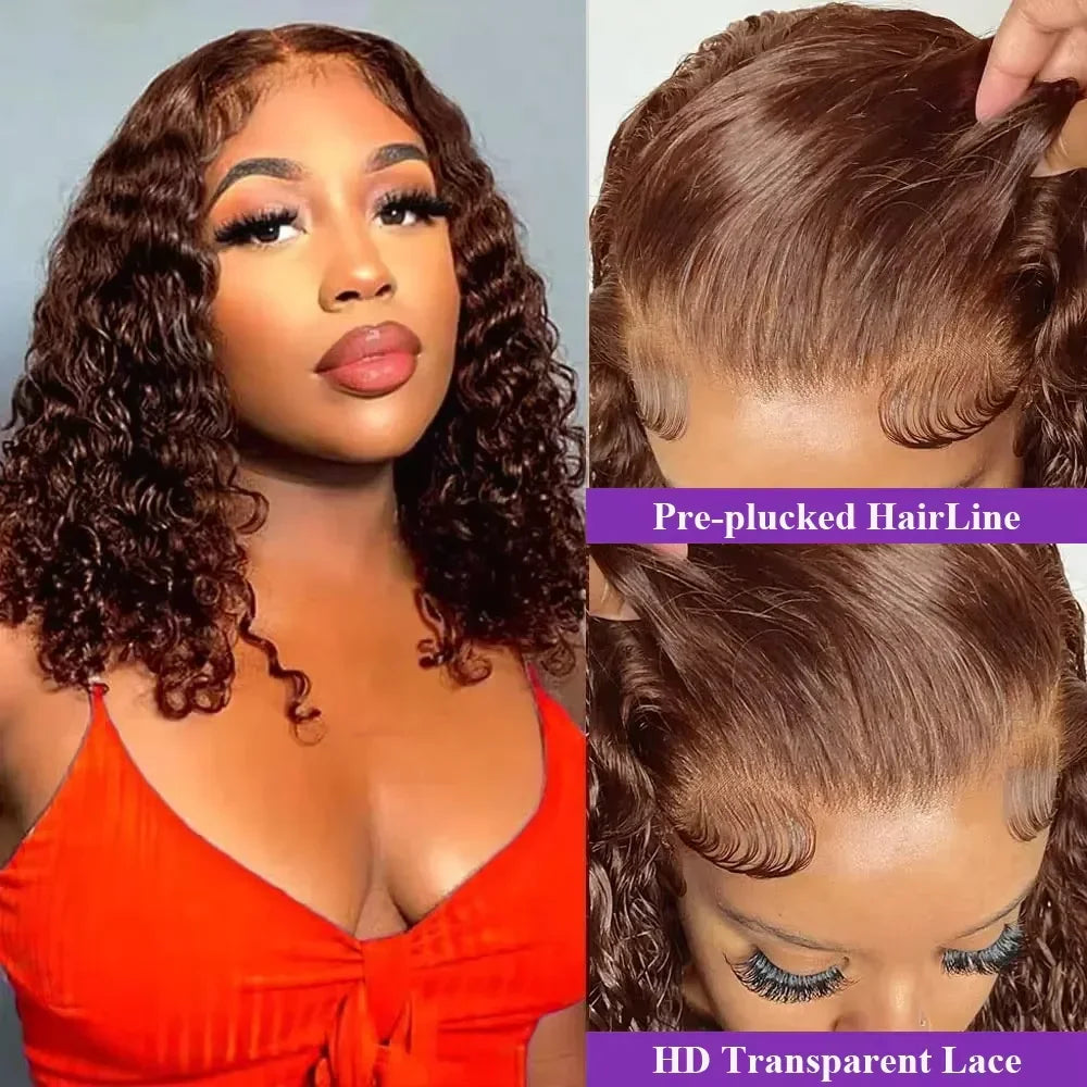 13×4 Lace Frontal Deep Wave Human Hair