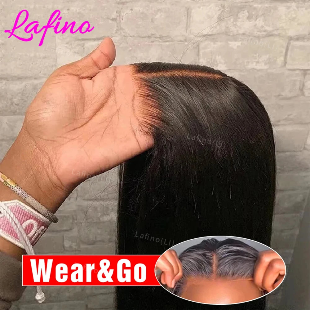 Glueless  Bone Straight Lace Front Wigs