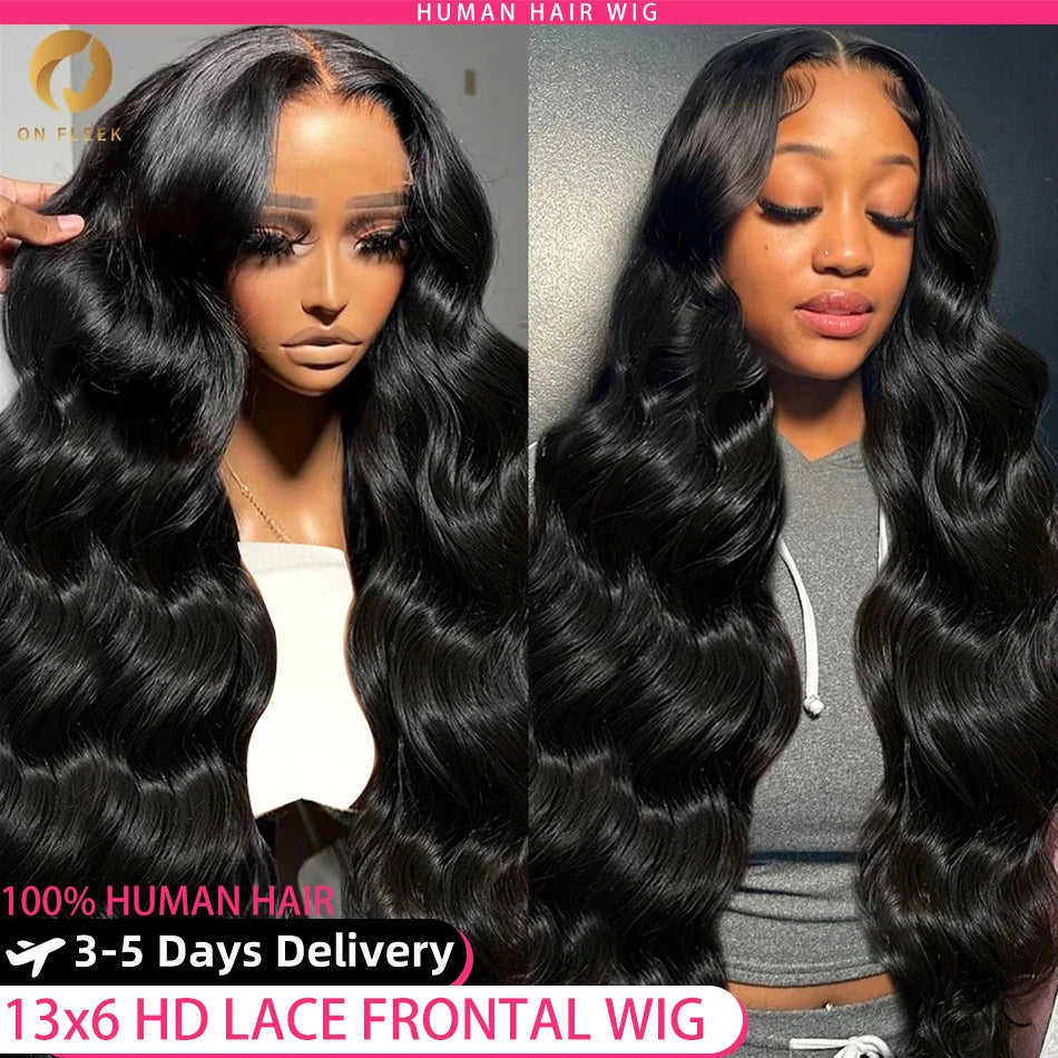 13x6 Hd Lace Front Body Wave Human Hair Wigs