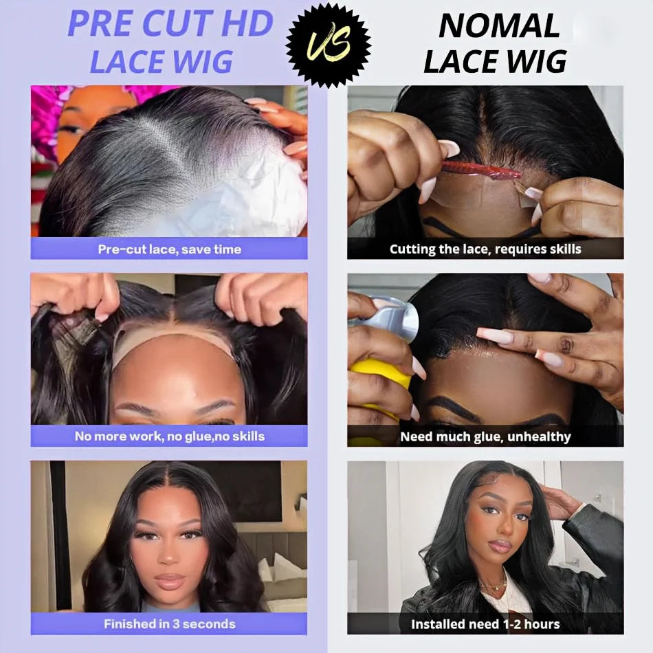 Body wave Wigs Glueless Wig Human Hair