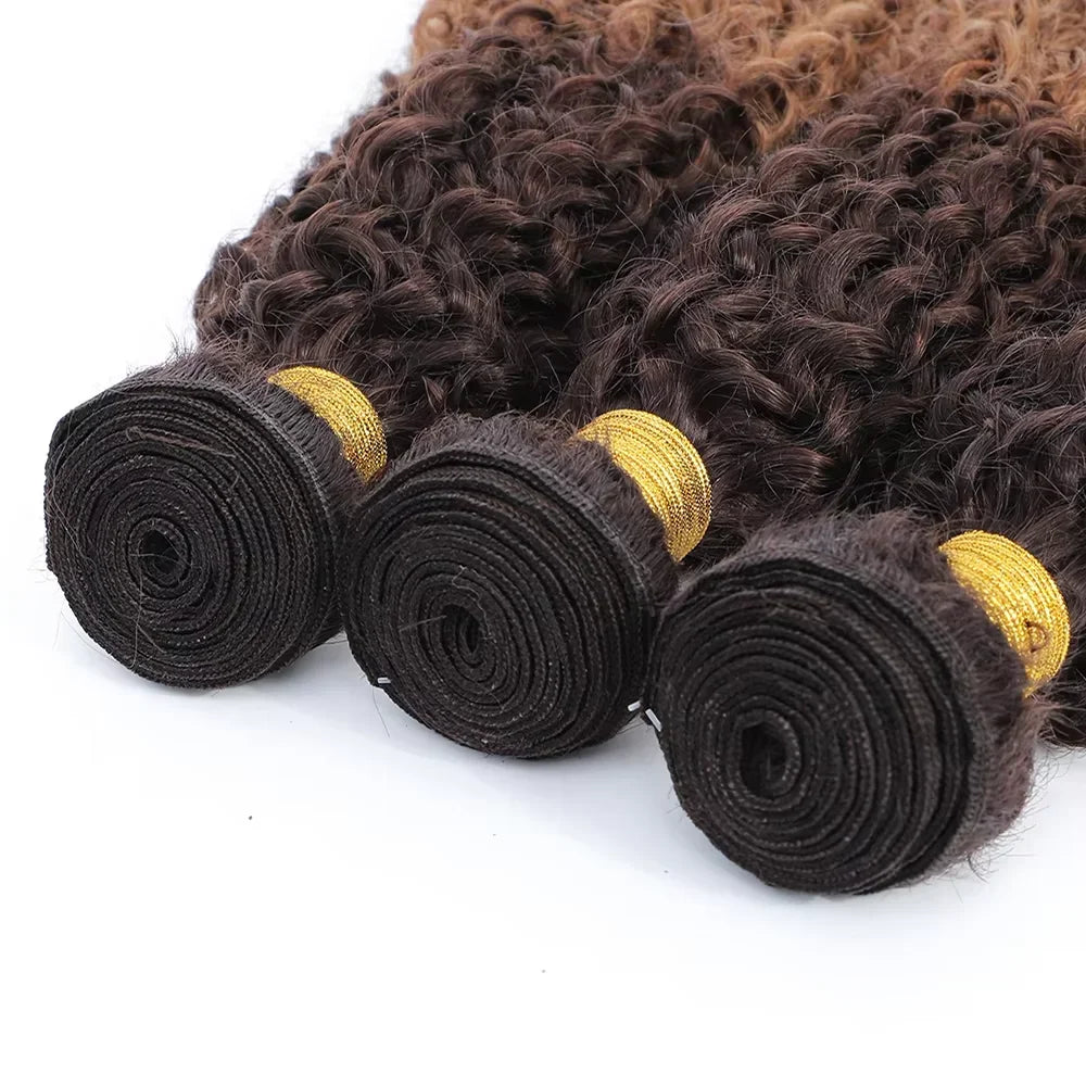 12A Kinky Curly human Hair Bundles