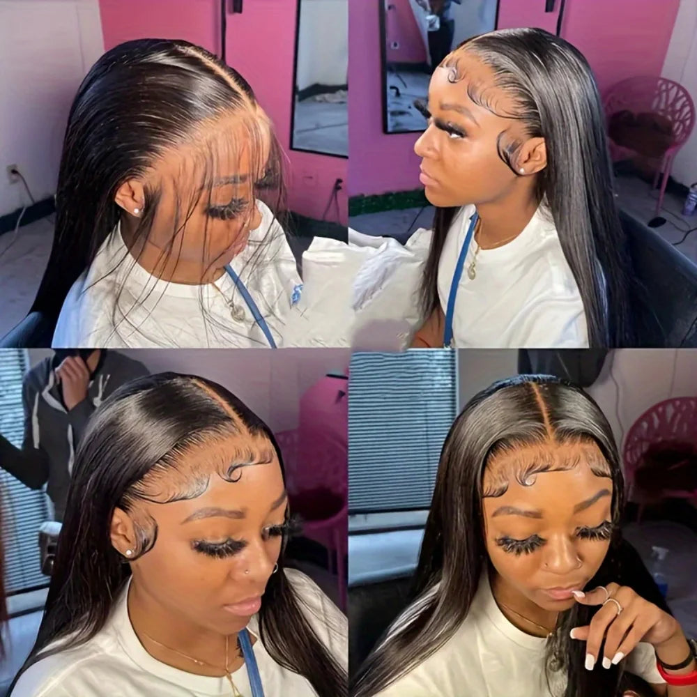 Bone Straight Glueless Human Hair Wig