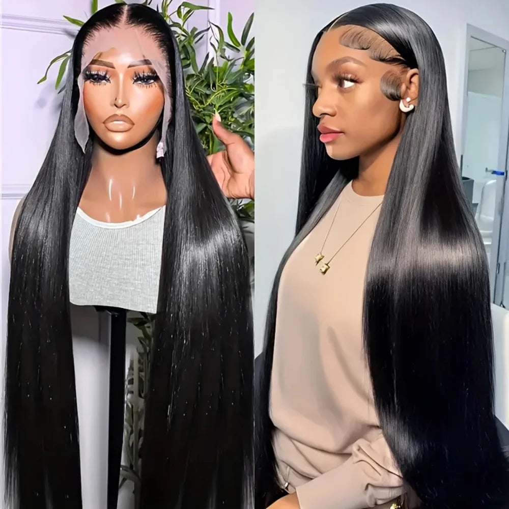 Bone Straight Glueless Human Hair Wig
