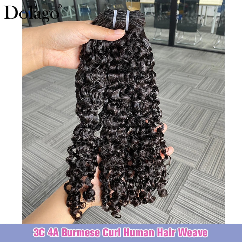 Burmese Curly Hair Bundles