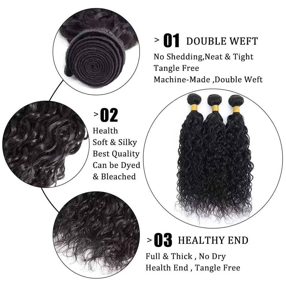 12A Kinky Curly human Hair Bundles