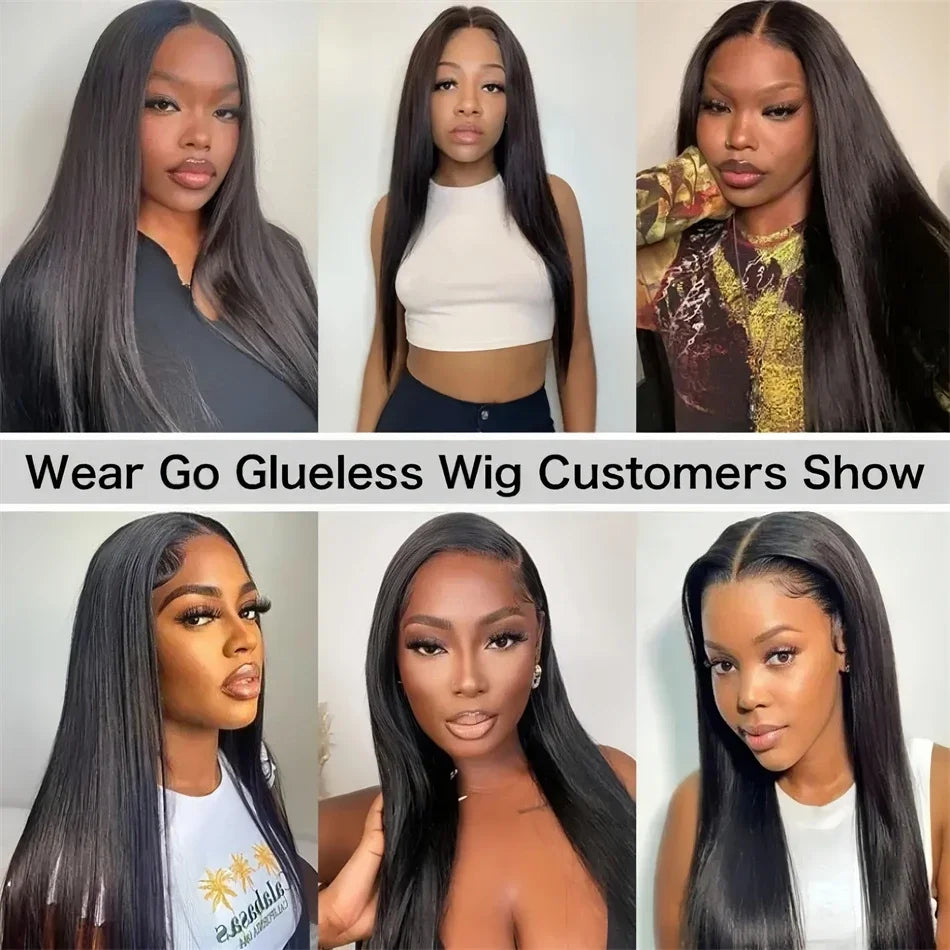 Glueless  Bone Straight Lace Front Wigs