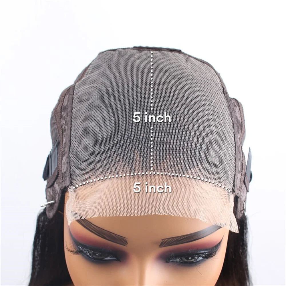 Bone Straight Glueless Human Hair Wig