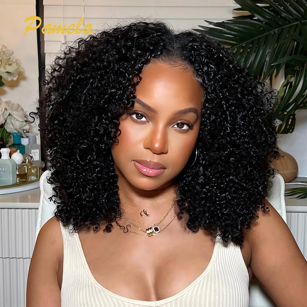 Afro Kinky Burmese Curly Crochet Human Hair