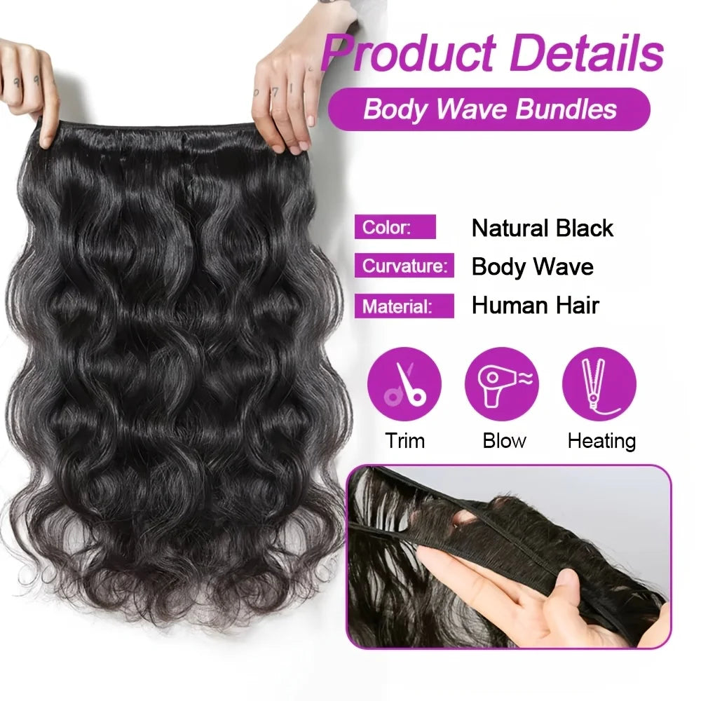Premium Raw Body Wave Bundles