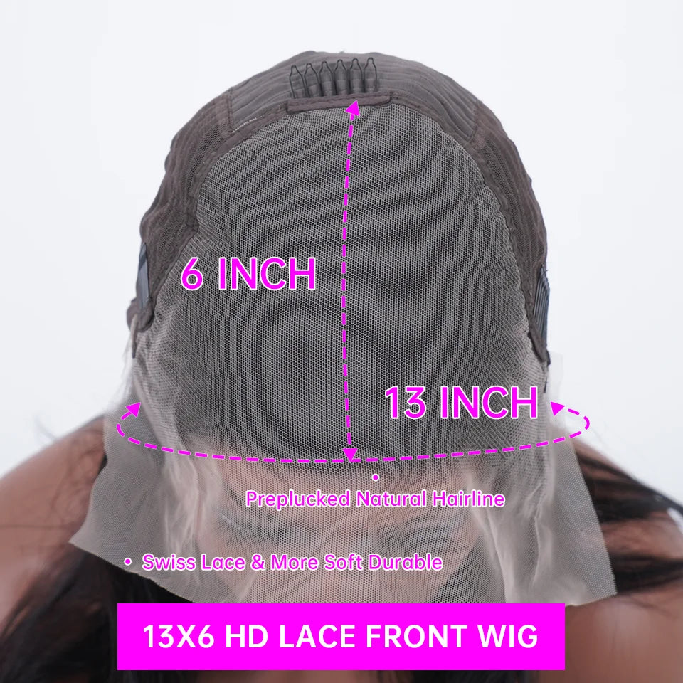 30 Inch Chocolate Brown Curly Lace Front Human Hair