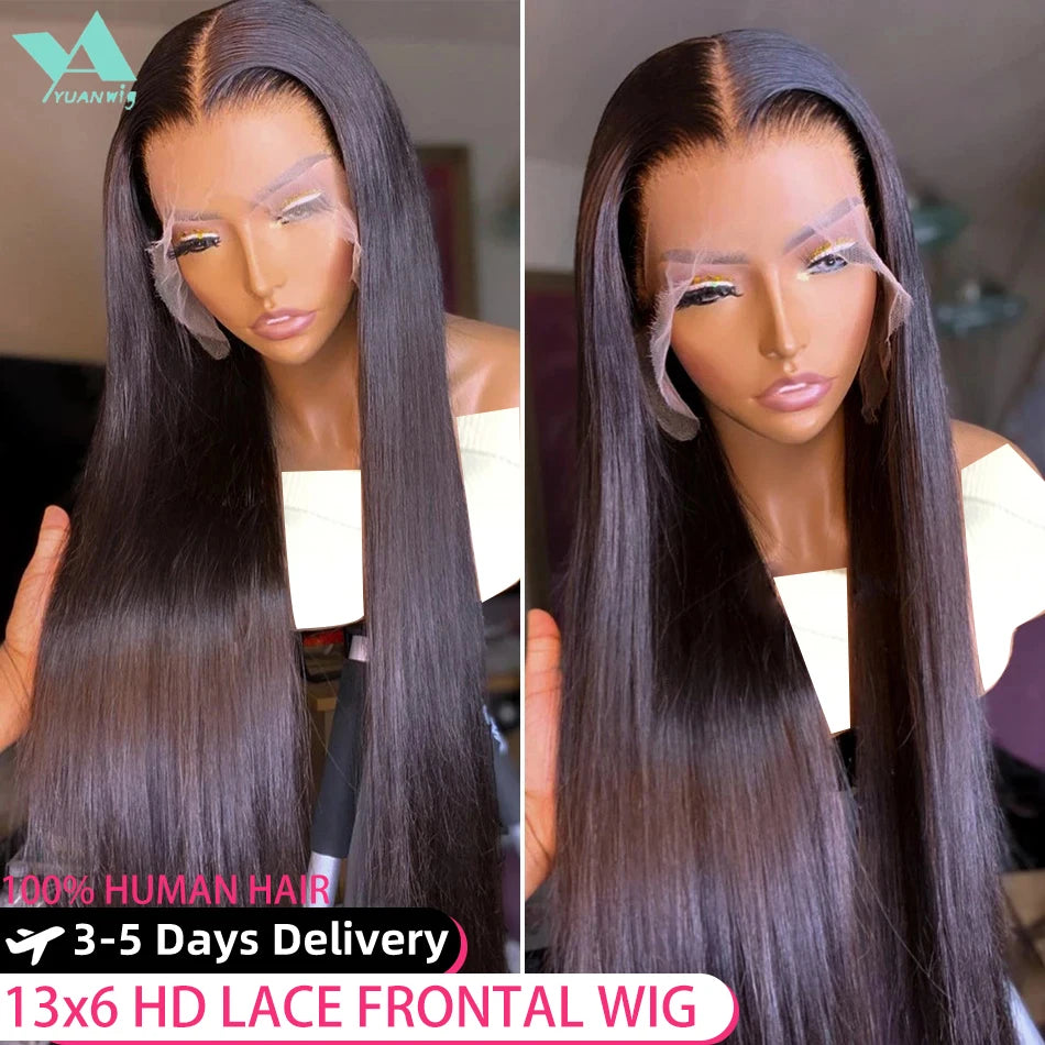13x4 Bone Straight Lace Front Wig