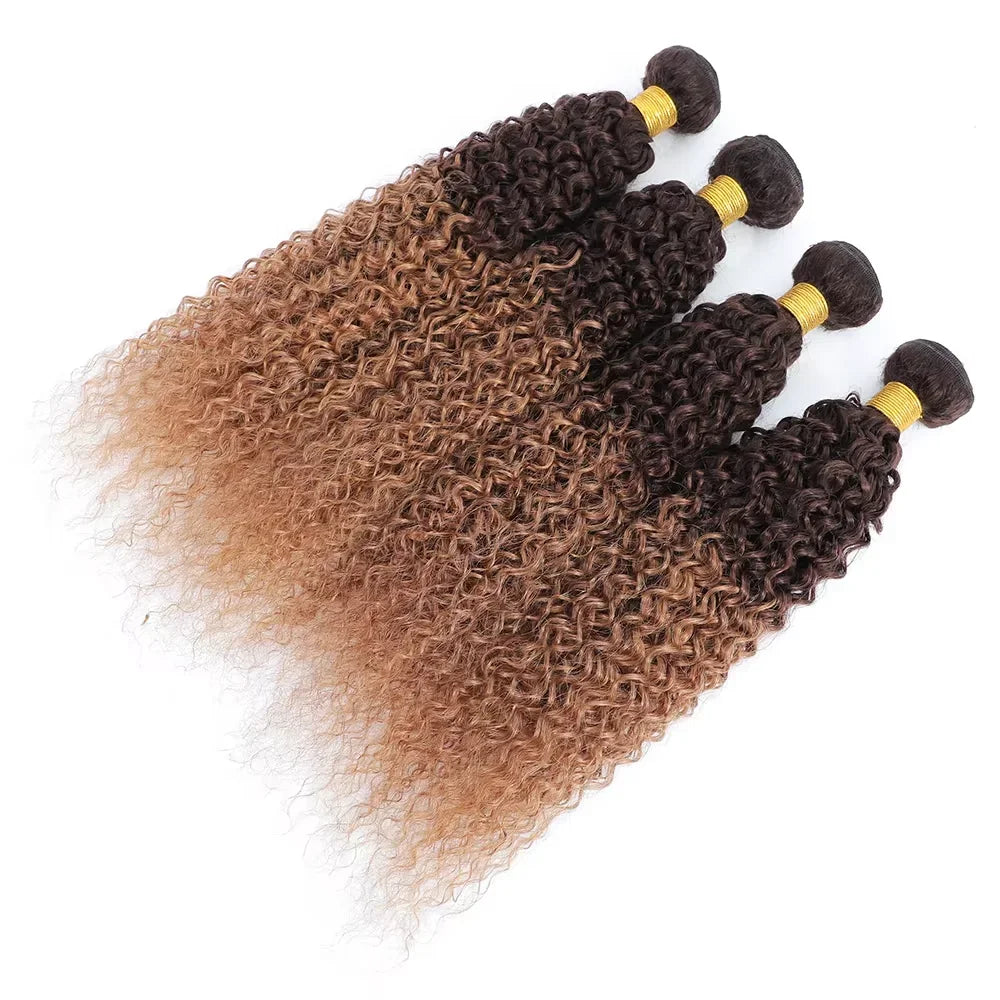 12A Kinky Curly human Hair Bundles