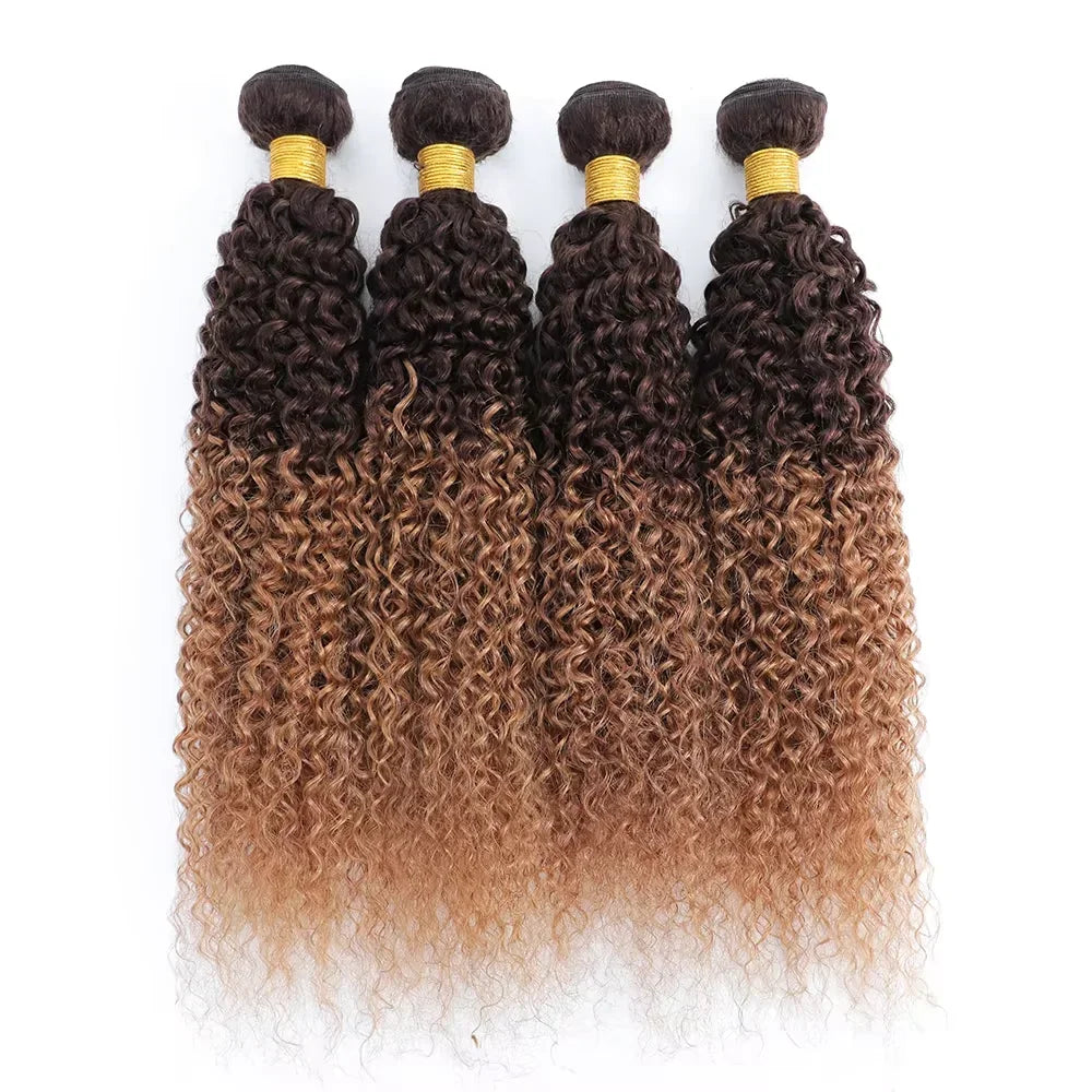 12A Kinky Curly human Hair Bundles