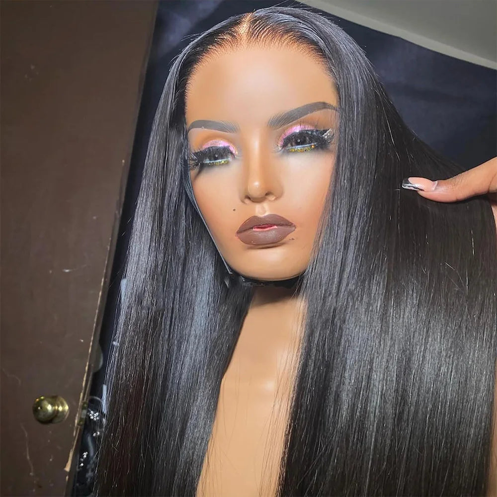 Bone Straight Glueless Human Hair Wig