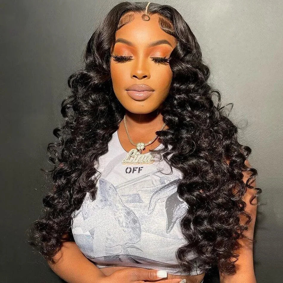30 40Inch  13x6 HD Lace Frontal Curly Wig