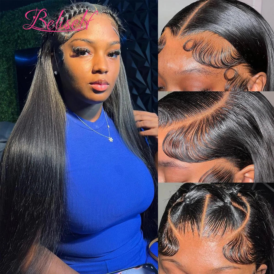 Lace Front Bone Straight Frontal Wig
