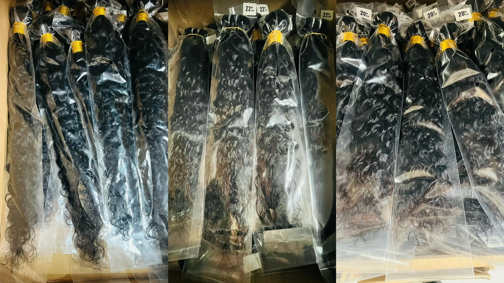 12A Kinky Curly human Hair Bundles