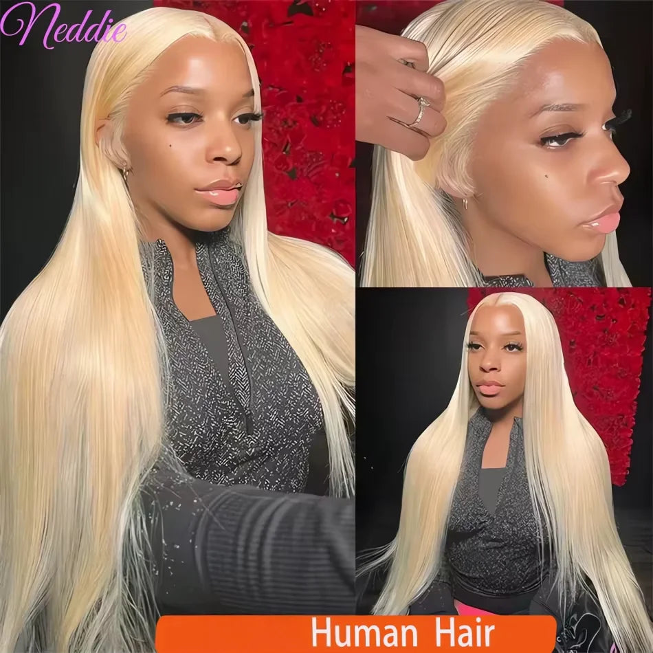 13X6 Straight HD BlondeLace Frontal Wig