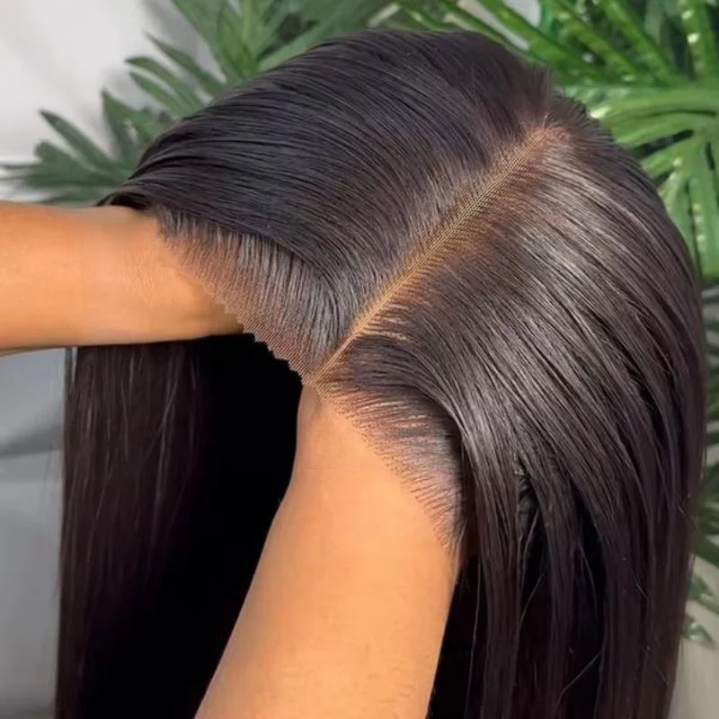 Bone Straight Glueless Human Hair Wig