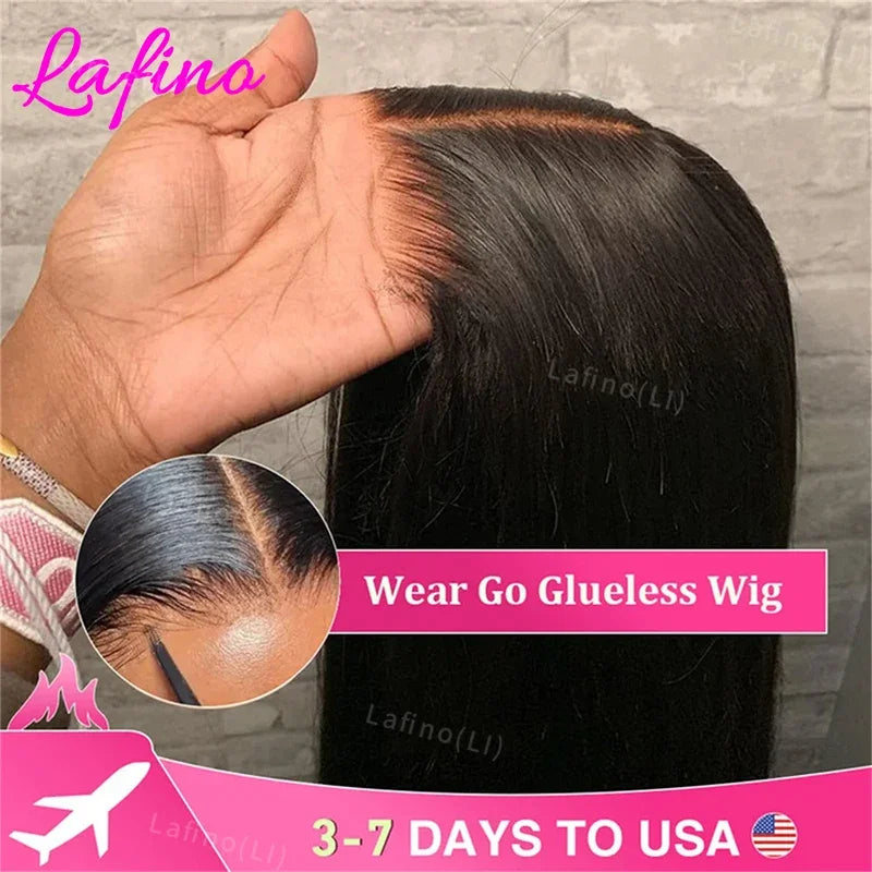 Glueless  Bone Straight Lace Front Wigs