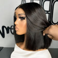Bone Straight Short Bob Lace Front