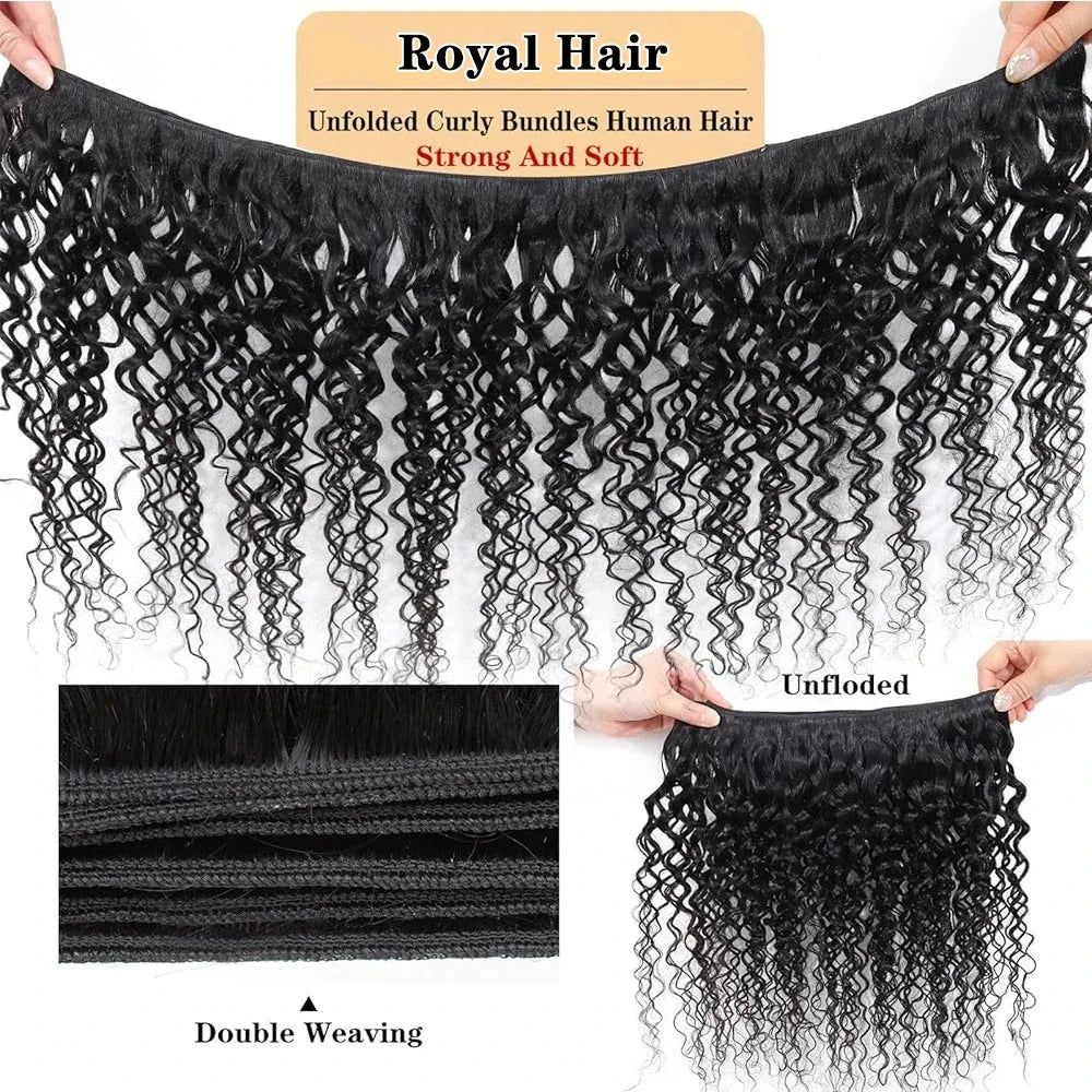 12A Kinky Curly human Hair Bundles