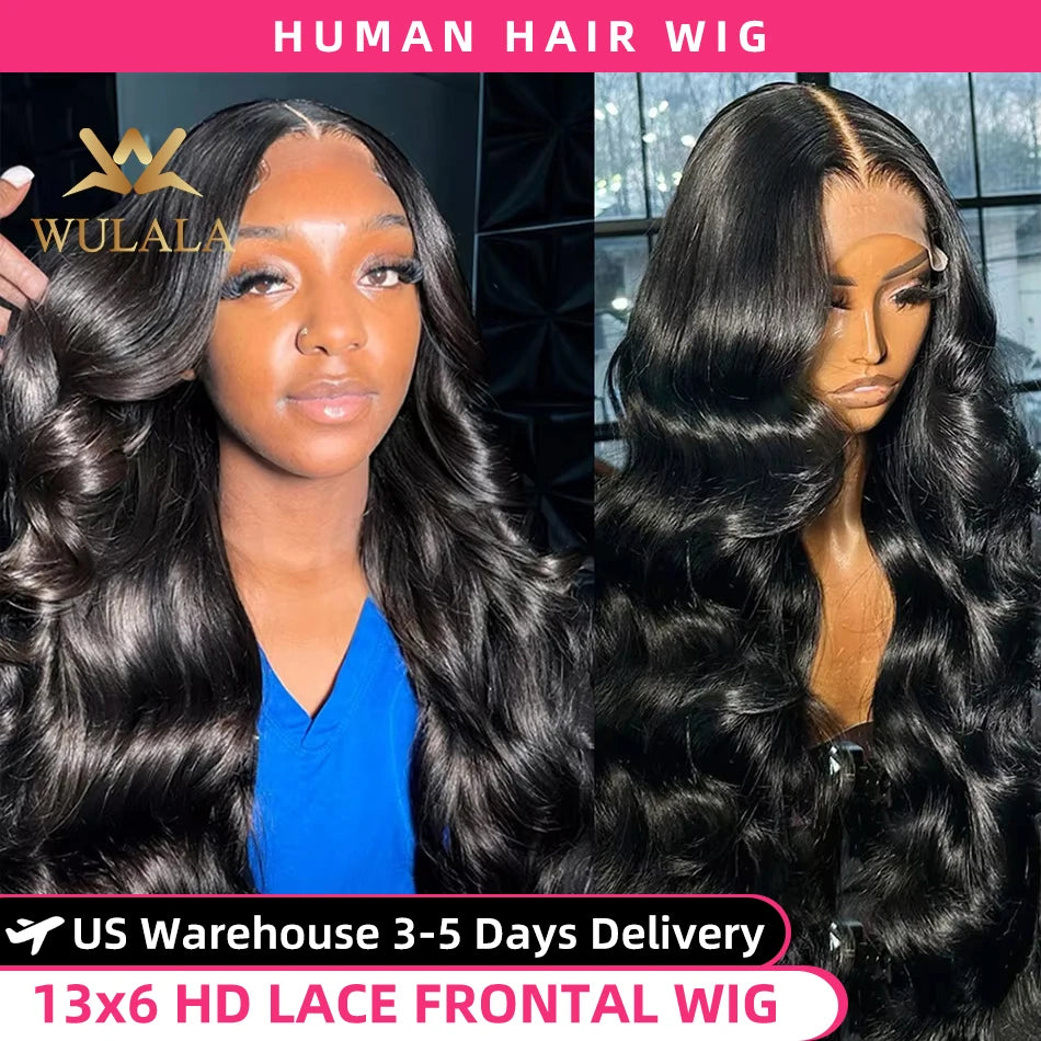 30 40 Inch 13X6 Body Wave Human Hair Wigs