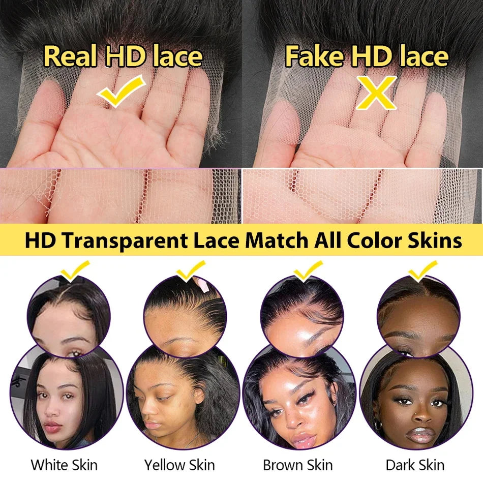 13x4 Bone Straight Lace Front Wig